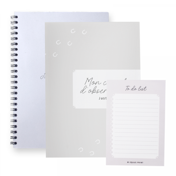 planner, notebook, cahier, agenda, papeterie, équitation, cavalier, cavalière, centre équestre, club équestre, ffe
