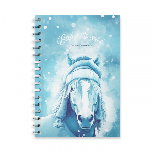 planner equestre, planner hiver, agenda hivernal, planner semestriel, planner mi-annuel, planner equestre, planner cheval