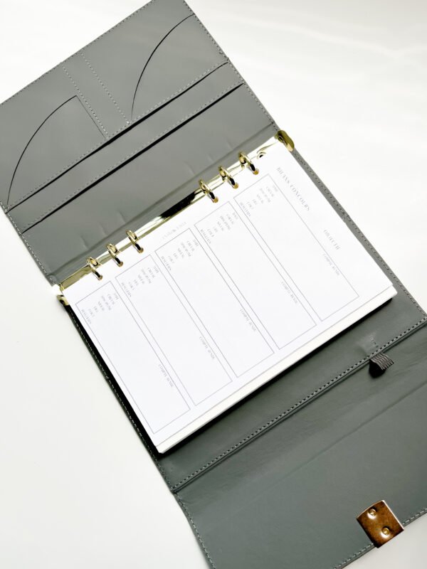 planner, planner equestre, planner a composer, planner cuir cheval, planner cavaliere, planner cuir synthetique, cadeau cavaliere, cadeau cavalier, agenda equitation