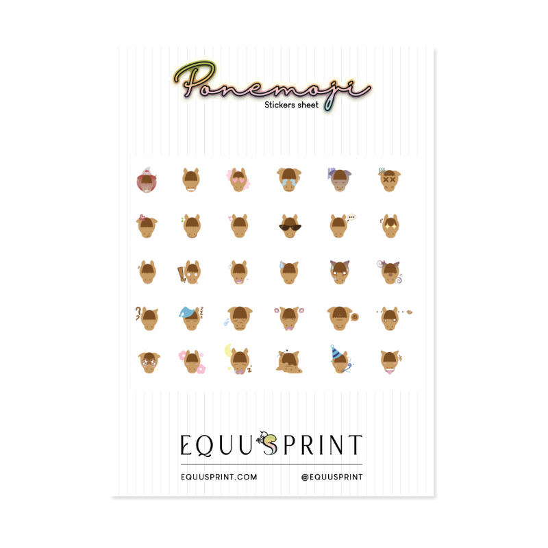 aesthetic stickers, stickers sheet, elegant stickers, horses sticker, stickers chevaux, autocollants poneys, cavaliers autocollants, horseriders stickers